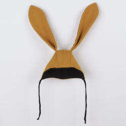 NEW BABY Baba pamut sapka fülekkel New Baby Favorite mustárszín - babamamakozpont