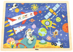 Viga Toys Fa betétes puzzle Világegyetem Viga 48 db
