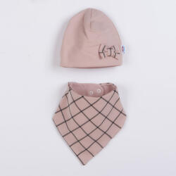 NEW BABY Baba sapka és babasál New Baby Missy rózsaszín - babamamakozpont