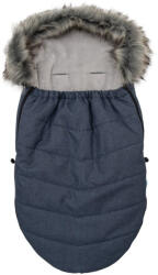 NEW BABY Gyermek lábzsák NEW BABY szőrmével sötétkék