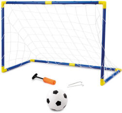 Addo Toy Addo Play 1124 Mini Soccer Goal Set 89 x 60 x 47 cm műanyag gyermek focikapu szett hálóval, labdával és pumpával (1 db futballkapu) (Addo_1124_Focikapu)