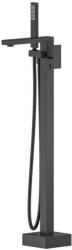 AREZZO design Kádtöltő csaptelep, AREZZO design CUBEFIELD szabadonálló kádcsaptelep, fekete AR-4406B - mozaikkeramia