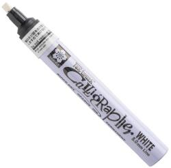 Sakura Pen-Touch Calligrapher kalligrafikus lakkfilc, medium (5 mm) - white (XPFKC50)