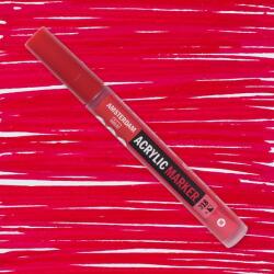 Royal Talens Amsterdam akril filctoll, M - 318, carmine