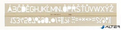 KOH-I-NOOR Betűsablon, 20 mm, KOH-I-NOOR (074801400000)