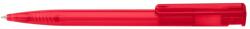 ICO Star golyóstoll nyomógombos 0,8 mm, műanyag, transparens piros, írásszín piros (9010084026)