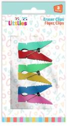 Luna The Littlies: Csipesz alakú radír 3db-os szett (000647015)