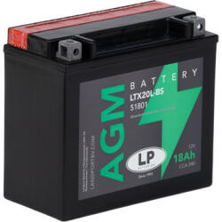 Landport AGM 18Ah 240A right+ LTX20L-BS