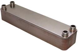  Lemezes hőcserélő 12 lemezes 55 kW 4x3/4 külső csatalkozással (BA-23-12_lemezes_hocserelo)