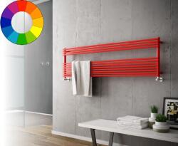 Cordivari Színes design radiátor - Cordivari Katia VX Wide 1200x405 piros design törölközőszárító. Rendelhető fekete piros kék sárga zöld barna lila narancs drapp színben (COR_KATIAVXWIDE_1200X405_RADIATOR)