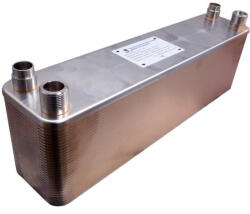 LEDNET Gáz-folyadék hőcserélő Freon hőcserélő 60 lemezes Ba-68-60-F hűtőközegekhez 4, 10 m2 (HOCSERELO_Ba-68-60-F)