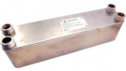  Lemezes hőcserélő 50 lemezes 550kW 4x1 1/4 külső csatlakozással (BA-60-50_lemezes_hocserelo)