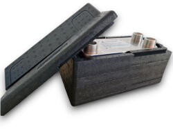  Lemezes hőcserélő szigeteléssel 70 lemezes 390kW 4x1 1/4" külső csatlakozással Ba-27-70 (BA-27-70_SZETT)