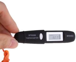 NEW ENERGY Infravörös hőmérő. Hőmérséklet mérés érintés mentesen! Napkollektor és vákuumcső ellenőrzésére is ajánljuk (INFRA_HOMERO_AG13)