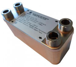 NORD Lemezes hőcserélő 30 lemez 65kW teljesítmény 4x3/4 külső csatlakozással (BA-12-30_lemezes_hocserelo)