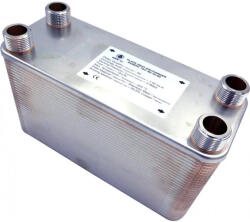  Lemezes hőcserélő 80 lemezes 2800kW 2 külső csatlakozással Ba-115-80 (BA-115-80_lemezes_hocserelo)