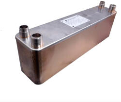 LEDNET Gáz-folyadék hőcserélő Freon hőcserélő 50 lemezes Ba-68-50-F hűtőközegekhez 3, 40 m2 (HOCSERELO_Ba-68-50-F)