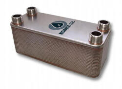  Lemezes hőcserélő 50 lemezes 1700kW 2 külső csatlakozással Ba-115-50 (BA-115-50_lemezes_hocserelo)