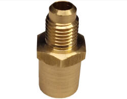 LEDNET Hőcserélőbe forrasztható adapter 5/8" cső SAE szabványú, 1/4"-es menetes csatlakozásra (HOCSERELO_ADAPTER_BA-26_1-4)