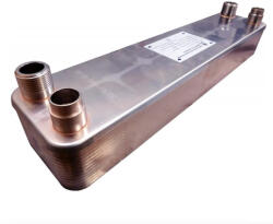 LEDNET Gáz-folyadék hőcserélő Freon hőcserélő 16 lemezes Ba-68-16-F hűtőközegekhez 1, 090m2 (HOCSERELO_Ba-68-16-F)