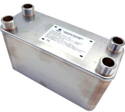  Lemezes hőcserélő 70 lemezes 2400kW 2 külső csatlakozással Ba-115-70 (BA-115-70_lemezes_hocserelo)