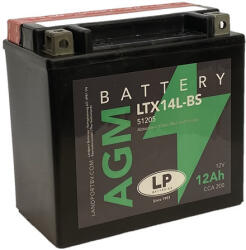 Landport AGM 12Ah 200A right+ LTX14L-BS