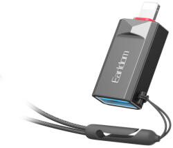 Earldom Преходник Earldom ET-OT87L, USB3.0 към Lightning, OTG, Черен - 40361