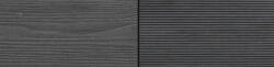 Woodlook WPC padlólap Woodlook Natúr Grafit 2, 2 m szál 150x24x2200 mm igazi fahatású kétoldalas barna burkolat, matt, csúszásmentes felület