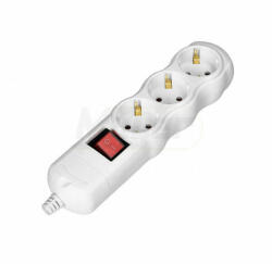 ORNO 3 Plug Switch (OR-AE-13263(GS)/W)