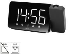 Somogyi Elektronic (LTCRP03) rádiós LED ébresztőóra projektorral