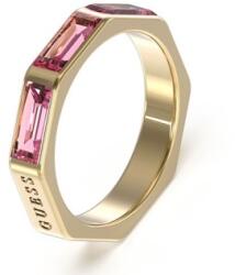 Guess Inel frumos cu pietre zircon verzi JUBR03174JWYGFC 54 mm