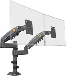 North Bayou 17-27" két karos monitorkar, asztali, VESA: 100x100, max: 9 kg (H180) (H180)