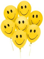 Family Collection Smiley Mosolygós Sárga Lufi Szett - 12 db (T4066)