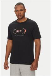 Reebok Férfi Póló, 100218818, Pamut, S INTL, Fekete (0000305250575_S)