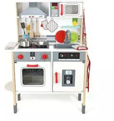 Man Yuk Toys Prémium fa játékkonyha- fényekkel és hangokkal (AC7726) - jateknet