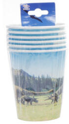 Dinos 6 db-os papír pohár 250 ml (AIO214)