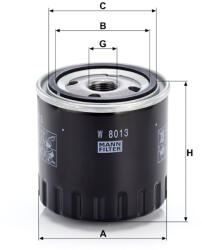 Mann-filter Olajszűrő Mann Filter W 8013 (W8013)