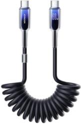 JOYROOM Cablu Date si Incarcare USB-C - USB-C Joyroom S-A43 Crystal, 60W, 1.5m, Negru - evomag
