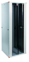 Legrand Evoline/Estap hálózati rack szekrény EVO47U8010 19' ' 47U 800x1000x2117mm szürke dupla üvegajtó / kidönthető hátlap (EVO47U8010)