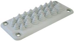 Tracon elosztószekrény kábelbevezető, gumi, 25db kábelhez 222x92mm EKBV-04 (EKBV-04)
