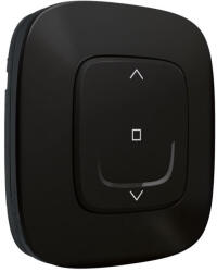 Legrand Valena Allure-Netatmo okos vezeték nélküli redőny/zsaluzia kapcsoló (ETV), falon kívüli, 1-es kerettel, fekete - 752891 (752891)