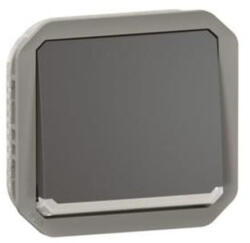 Legrand Plexo 55 kétpólusú kapcsoló 10A, antracit - 069827L (069827L)