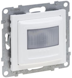 Legrand Suno mozgásérzékelős (PIR) kapcsoló, 2-150 W (LED max. 100 W) beépített nyomóval, 2 vezetékes, fehér - 721176A (721176A)