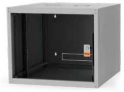 Legrand Leg. EVO9U6045 hálózati rackszekrény, 19coll 9U 600x450x495 szürke egyrészes, üvegajtós készre szerelt MAX: 65 kg Evoline (EVO9U6045)
