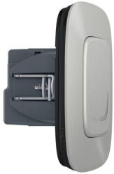 Legrand 752784A Valena Allure-Netatmo okos kapcsoló/dimmer (végrehajtó), nulla vezető nélkül (retrofit), 1-es kerettel, alumínium (752784A)