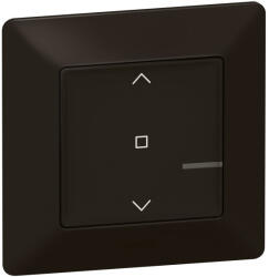 Legrand Valena Life-Netatmo okos vezeték nélküli redőny/zsaluzia kapcsoló (ETV), falon kívüli, 1-es kerettel, fekete, LEG756391 (756391)