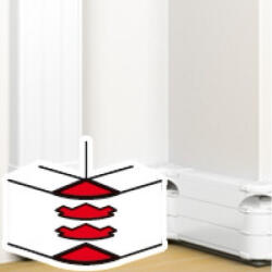 Legrand 75636 DLP külső könyök elem bepattintható kábelcsatornához, állítható (75636)