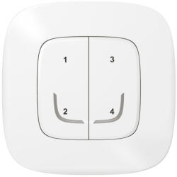 Legrand 752568 Valena Allure-Netatmo okos vezeték nélküli 4-es szcenárió kapcsoló (ETV), falon kívüli, 1-es kerettel, fehér (752568)