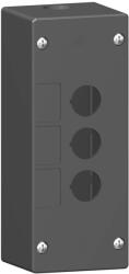 Schneider Electric Harmony XALG - XALG03 - tokozat, 3 kivágás, durva környezetbe, fekete (XALG03)