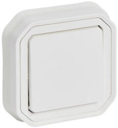 Legrand Plexo 55 süllyesztett váltókapcsoló rögzítőkörömmel 10A, összeszerelt, fehér - 069852L (069852L)